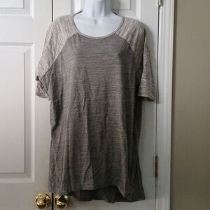 Lularoe  2 tone gray tunic Sz S  NWOT